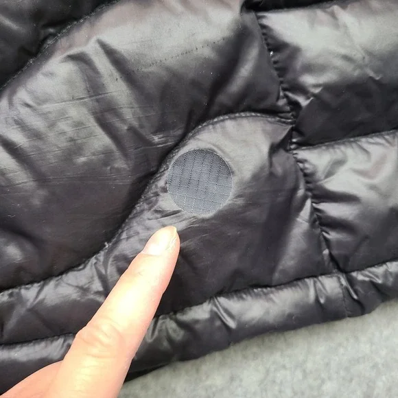 Andrew Marc Down Packable Maxi Jacket Women XL‎ Black 650 Fill Removeable Hood - Picture 2 of 13